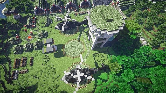 Minecraft military base mods